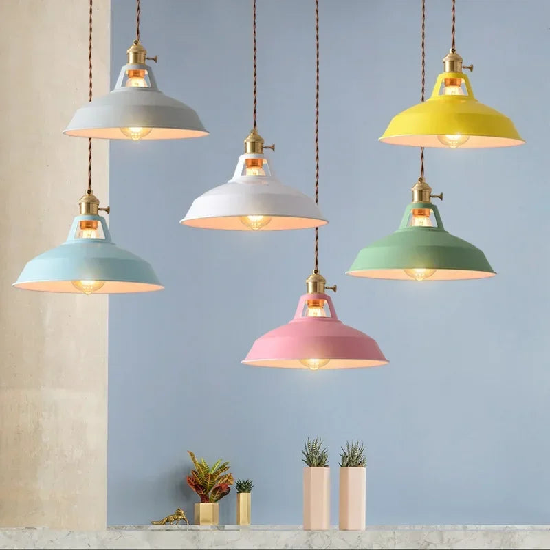 Nordic Retro Industrial Pendant Light
