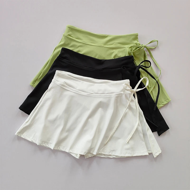 AeroFlex™ Performance Sports Skirt with Built-In Shorts