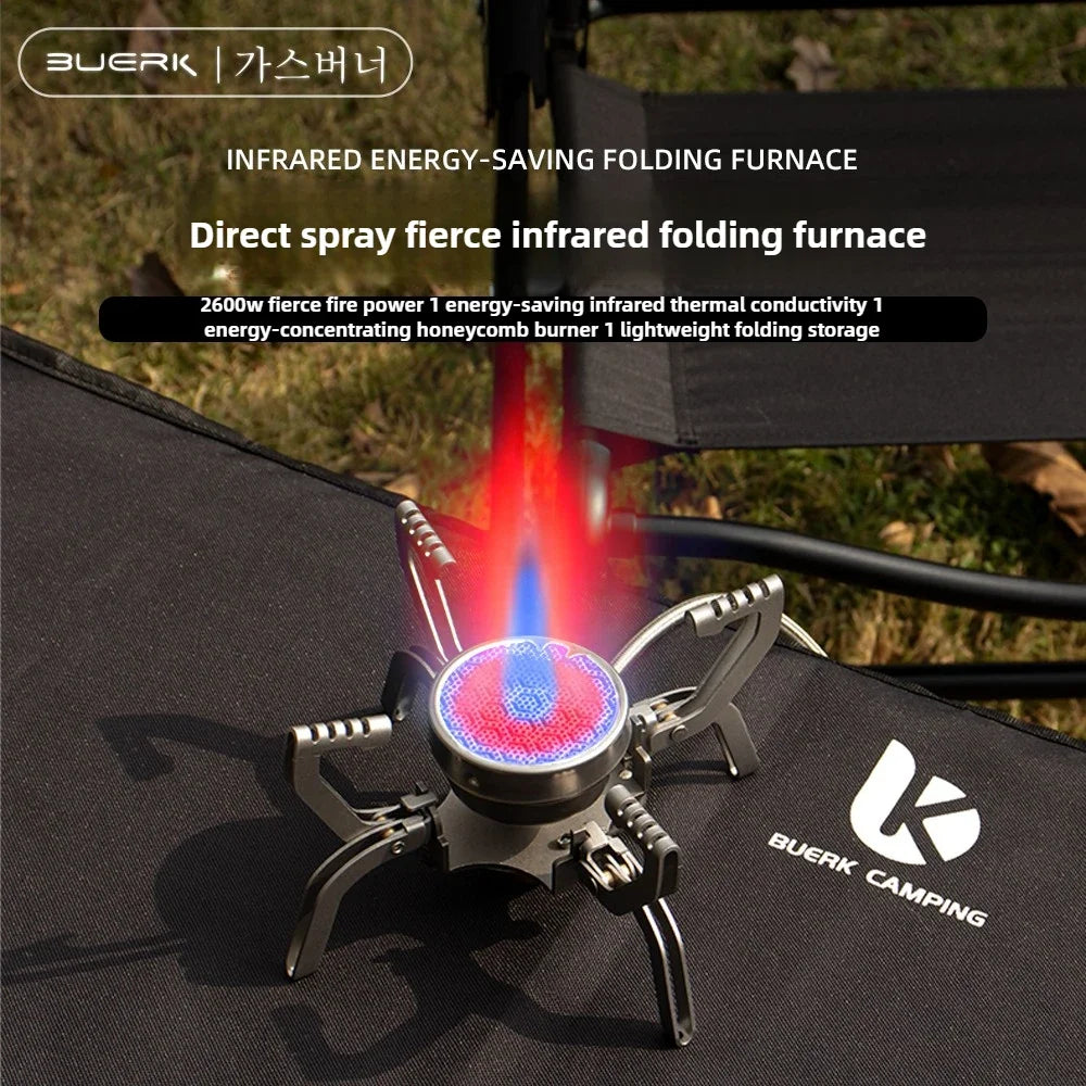 BUERK™ Ultralight InfraFlame Camping Stove