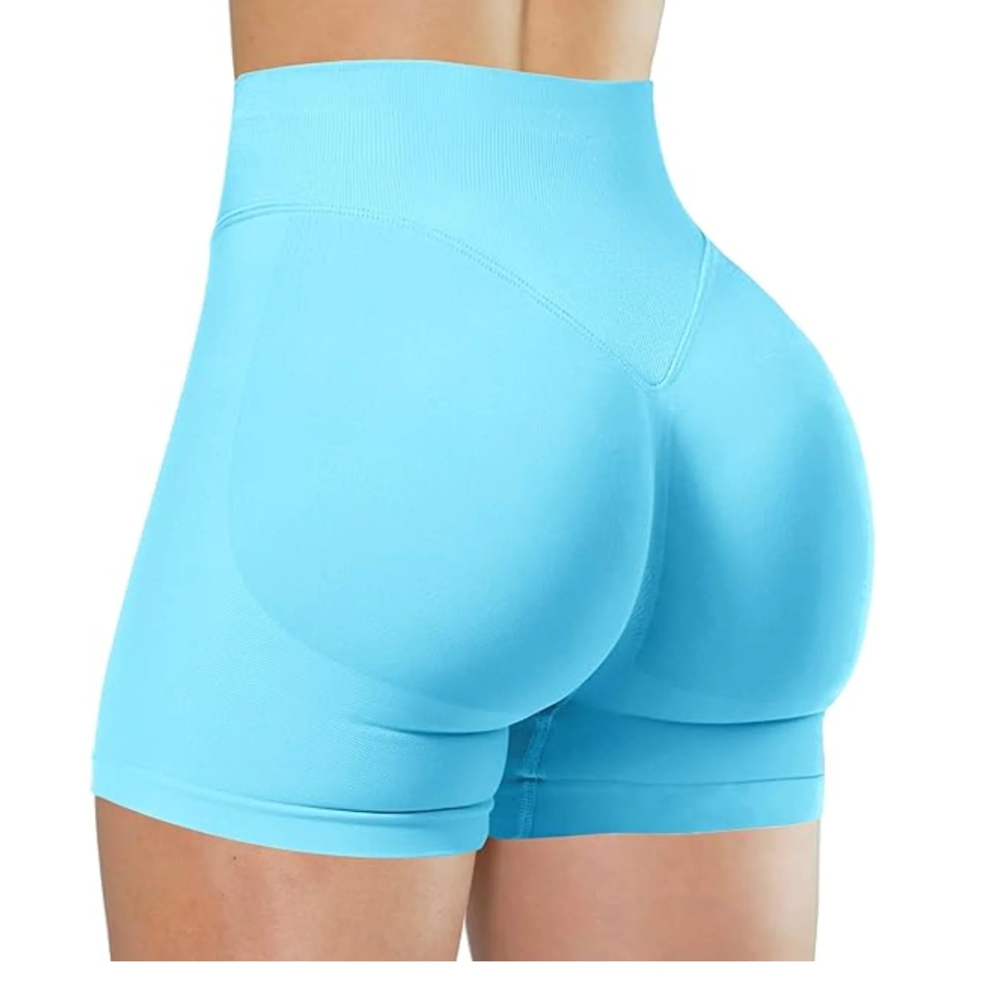 FlexAura™ High-Waist Summer Yoga Shorts