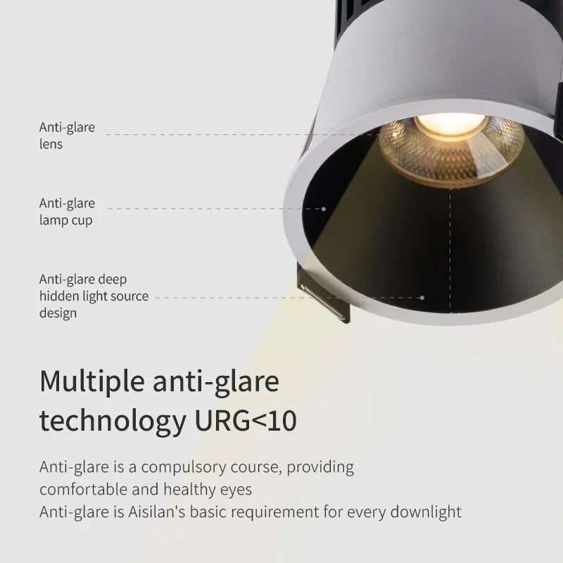 Modern LED Foyer Light – Minimalist Aluminium Design