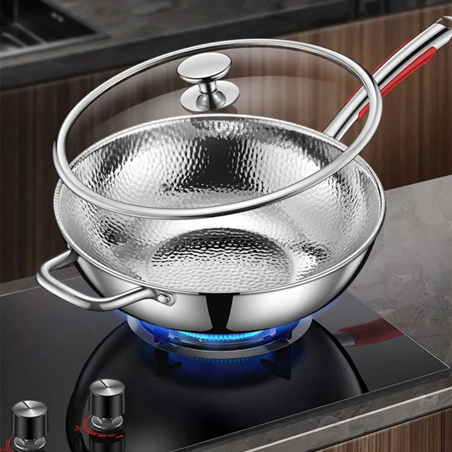 TitanCore™ Pure Titanium Round-Bottom Wok