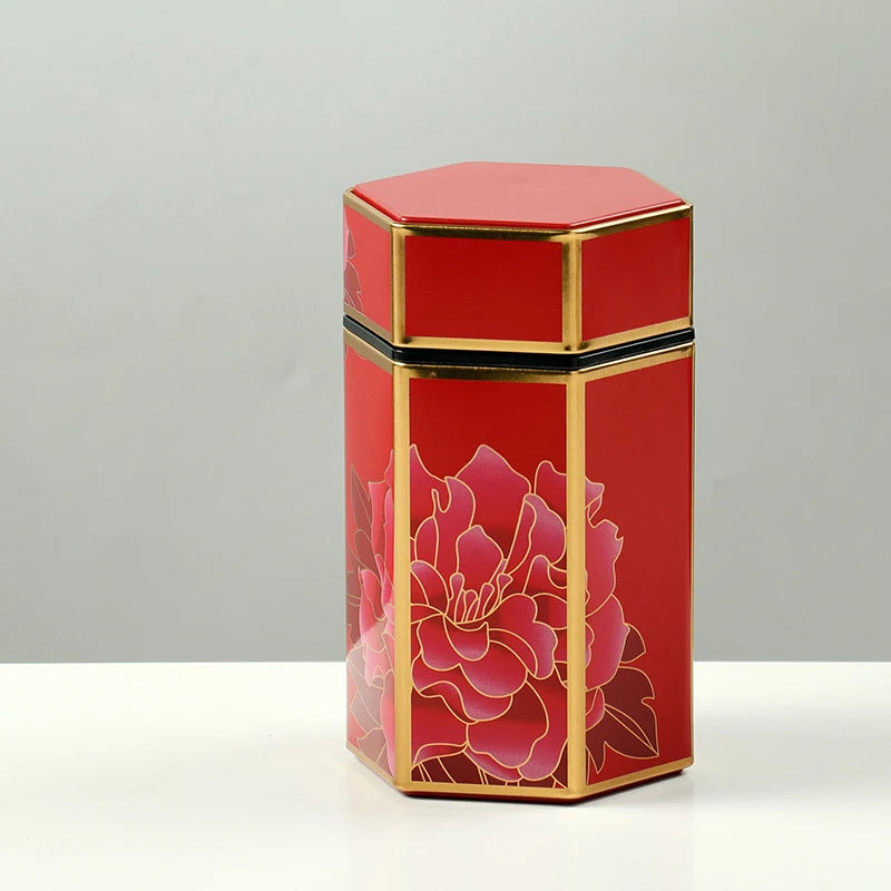 HexaVault™ Premium Tea Storage Tin