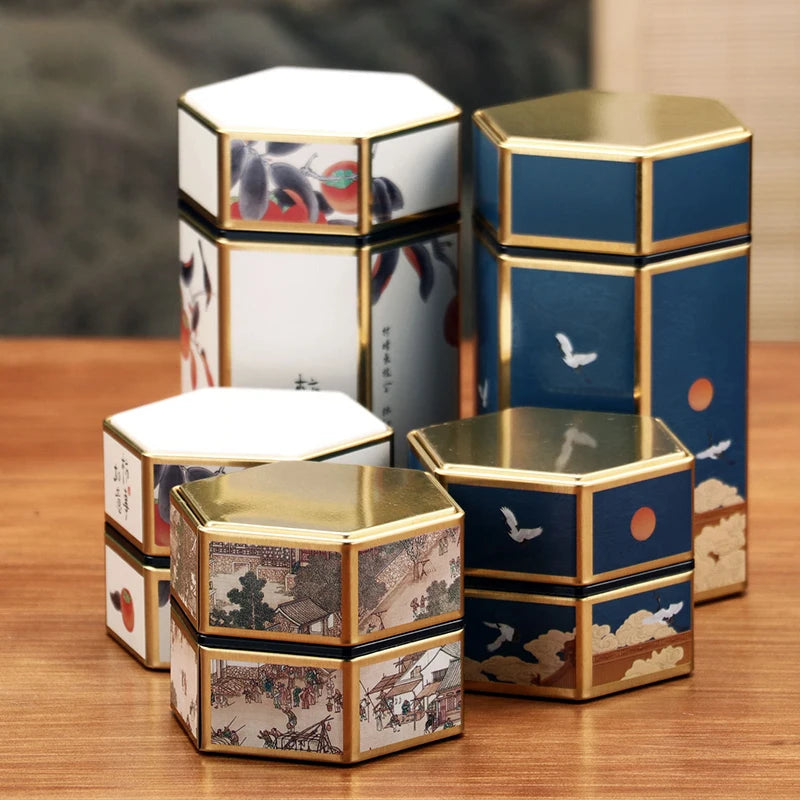 HexaVault™ Premium Tea Storage Tin