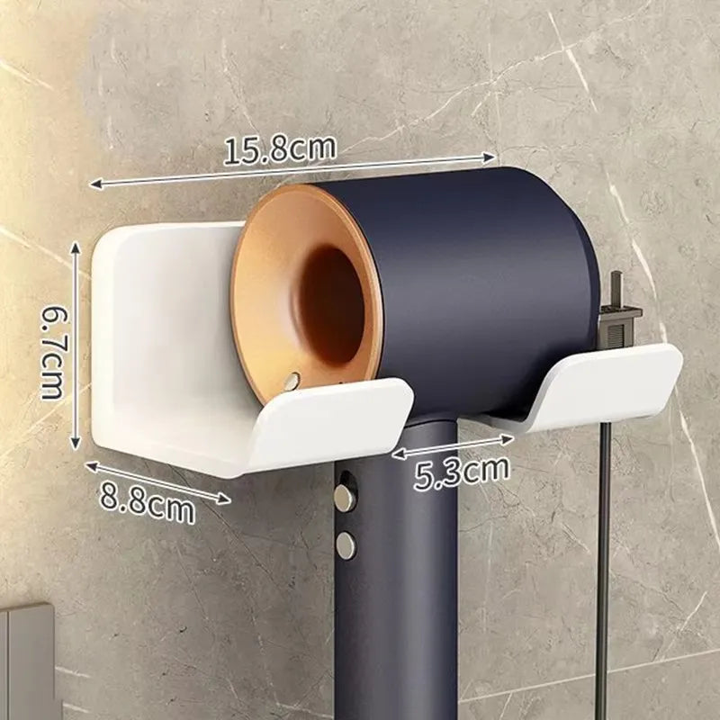 AirHold™ No-Drill Hair Dryer Wall Holder