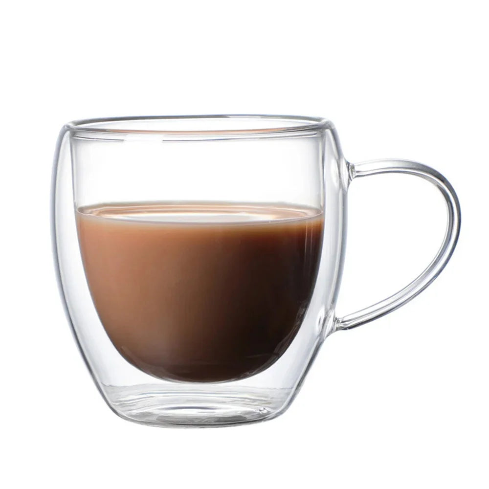 LumiTherm™ Double-Walled Borosilicate Glass Coffee Mug