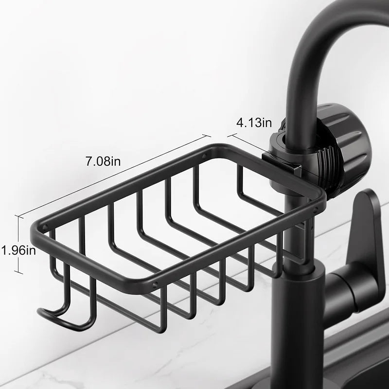 AquaFlex™ Adjustable Bathroom Storage Rack