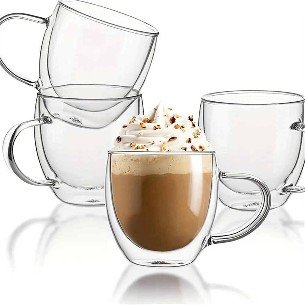 LumiTherm™ Double-Walled Borosilicate Glass Coffee Mug
