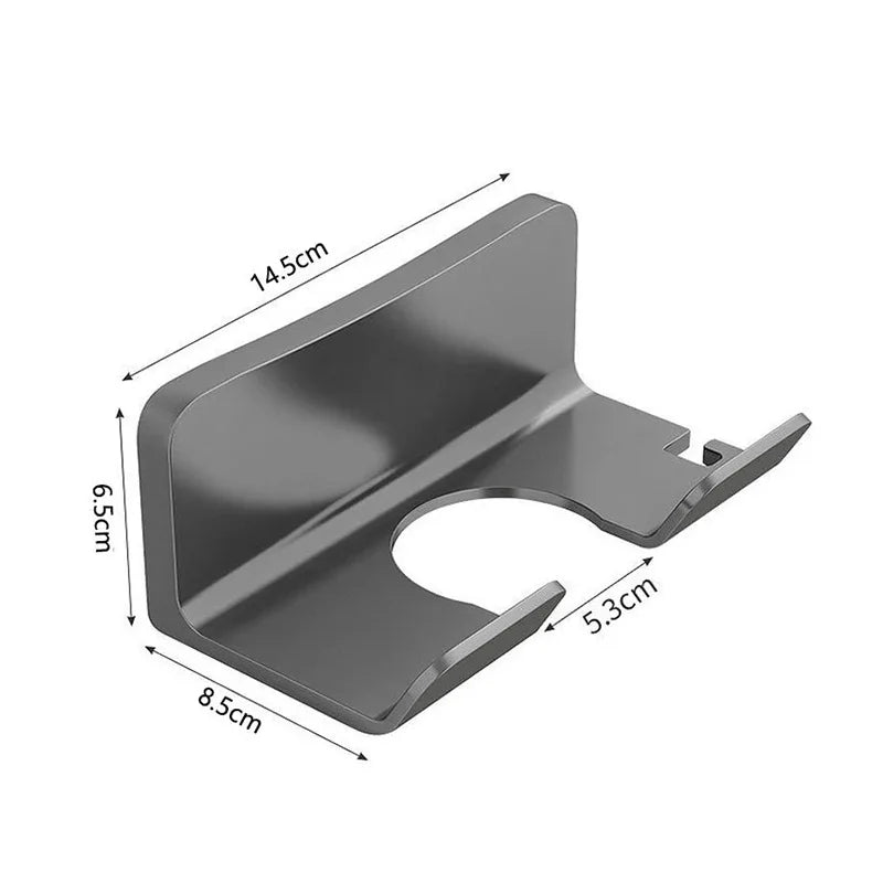 AirHold™ No-Drill Hair Dryer Wall Holder