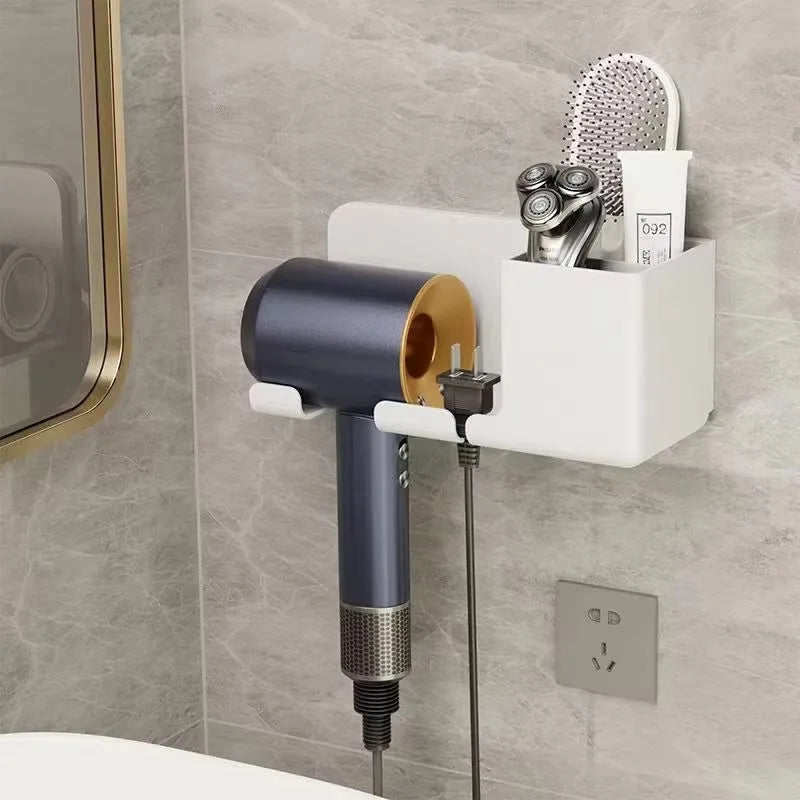 AirHold™ No-Drill Hair Dryer Wall Holder