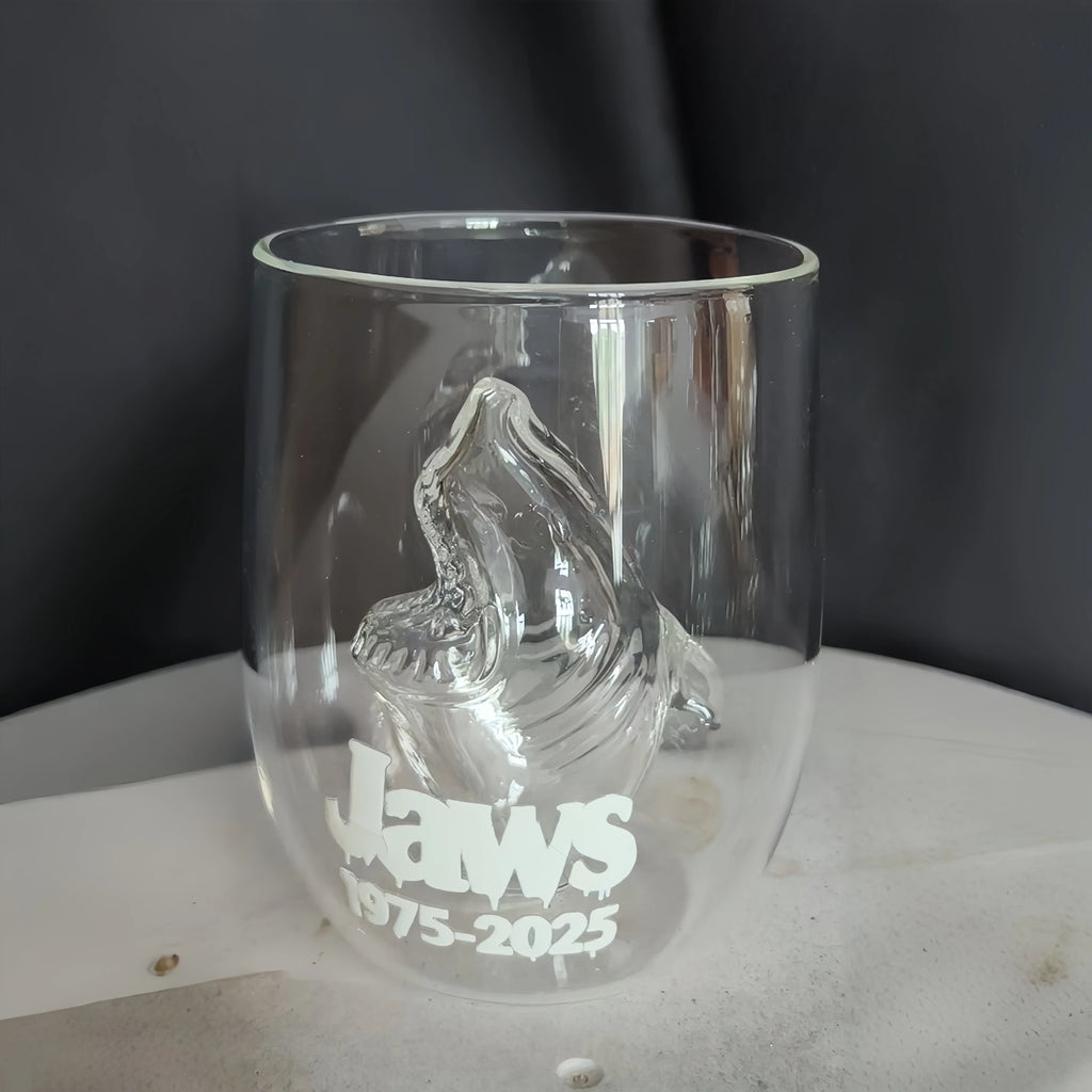 AquaPredator™ 3D Shark Stemless Glass