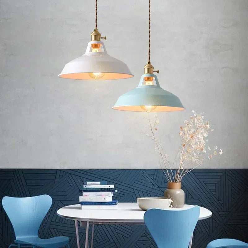 Nordic Retro Industrial Pendant Light