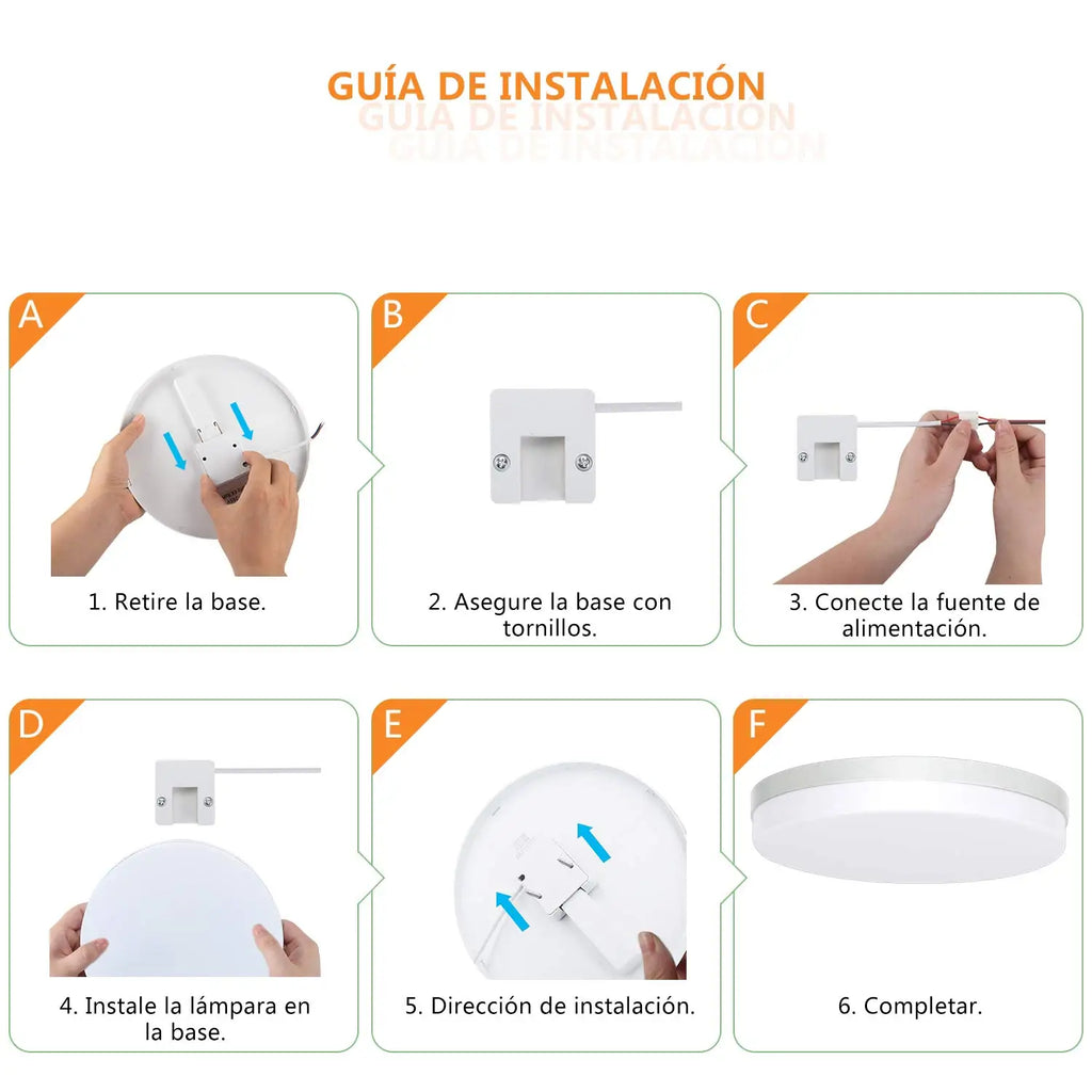 Modern LED Ceiling Light | Slim Flush Mount | Free UK Delivery