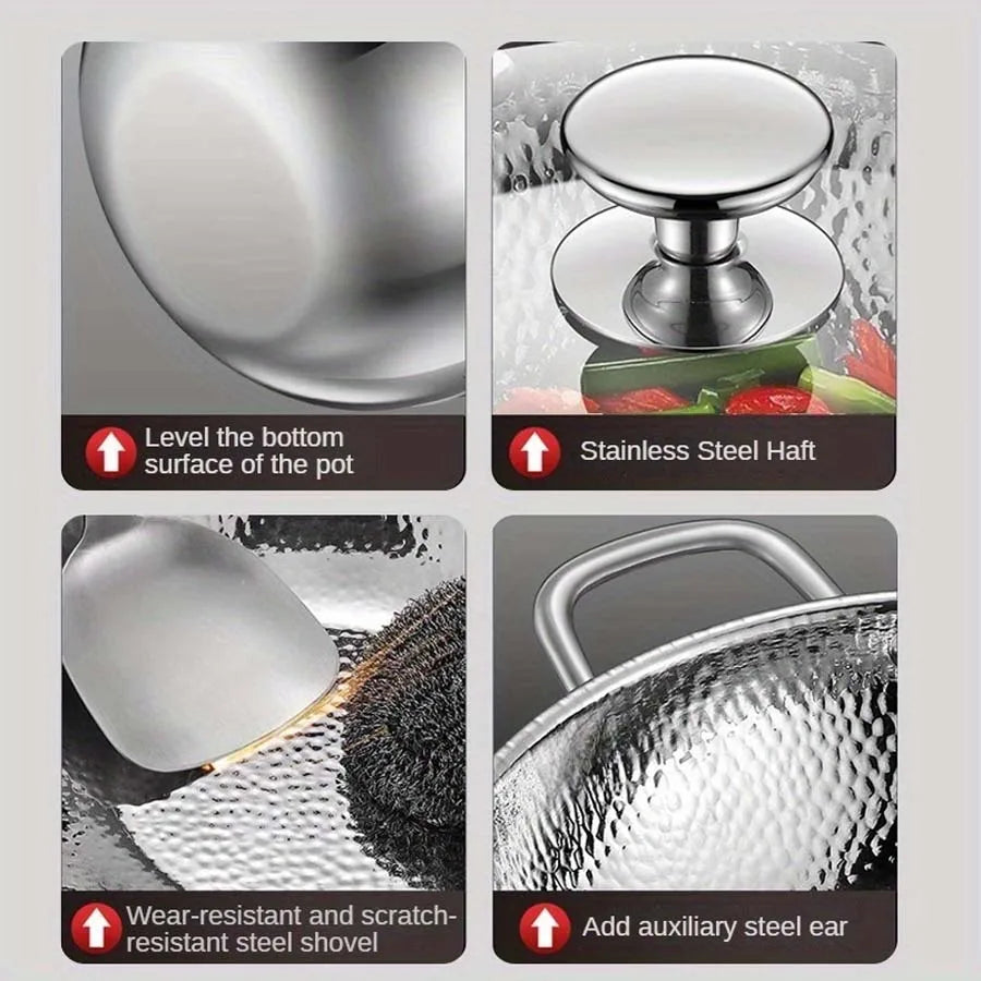 TitanCore™ Pure Titanium Round-Bottom Wok