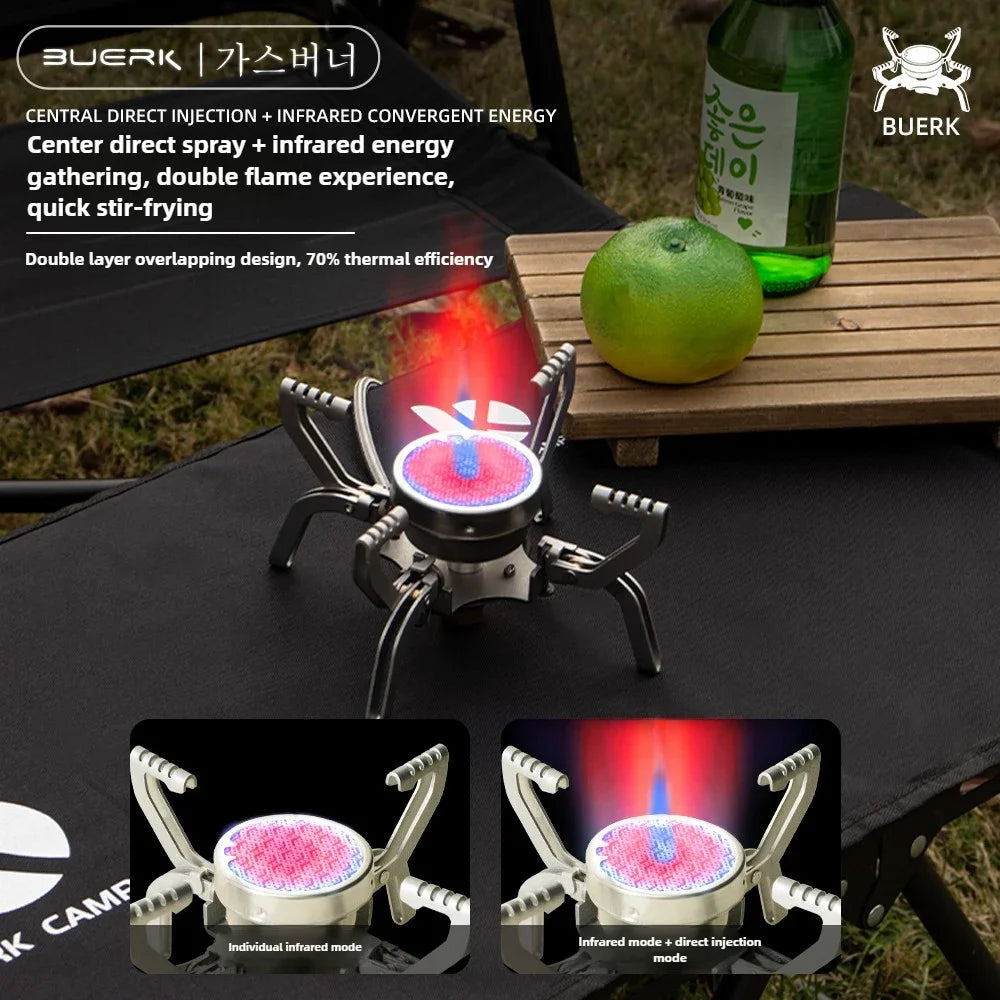 BUERK™ Ultralight InfraFlame Camping Stove