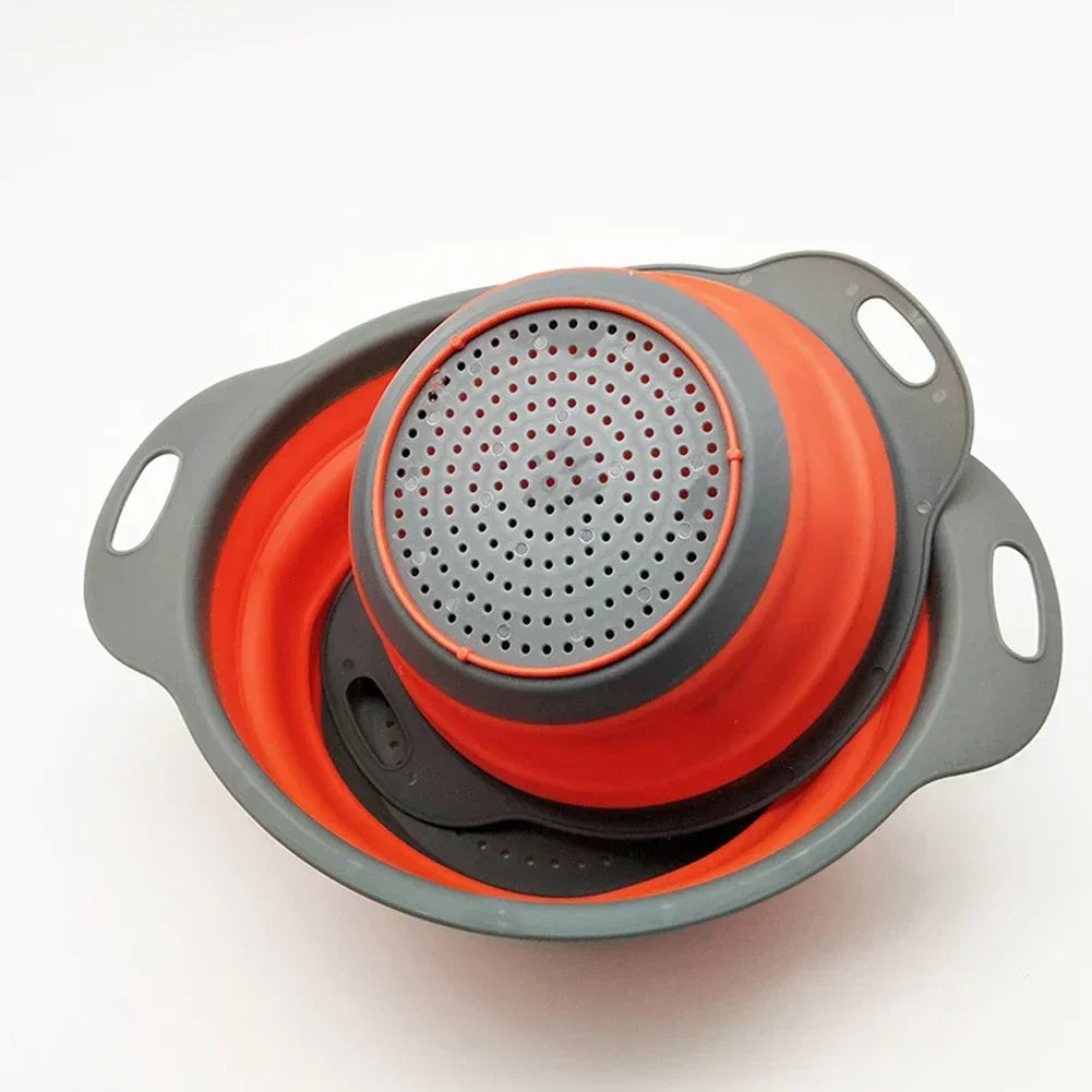 FlexiDrain™ Collapsible Kitchen Strainer Basket