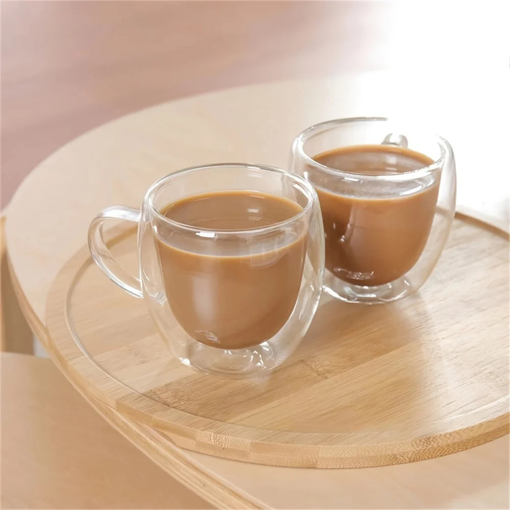 LumiTherm™ Double-Walled Borosilicate Glass Coffee Mug