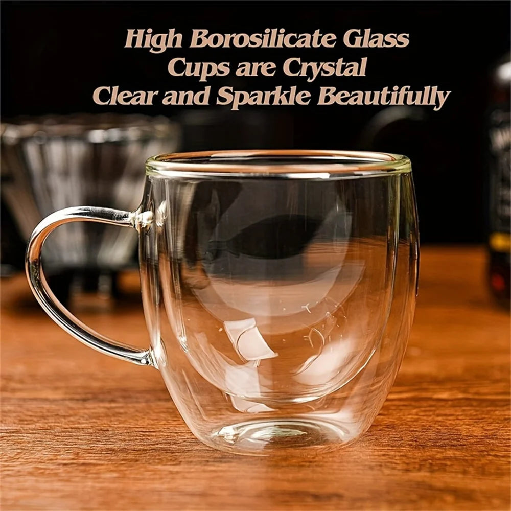 LumiTherm™ Double-Walled Borosilicate Glass Coffee Mug