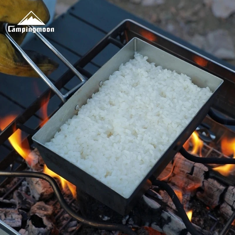 CAMPINGMOON™ SteelForge Pro Frying Pan