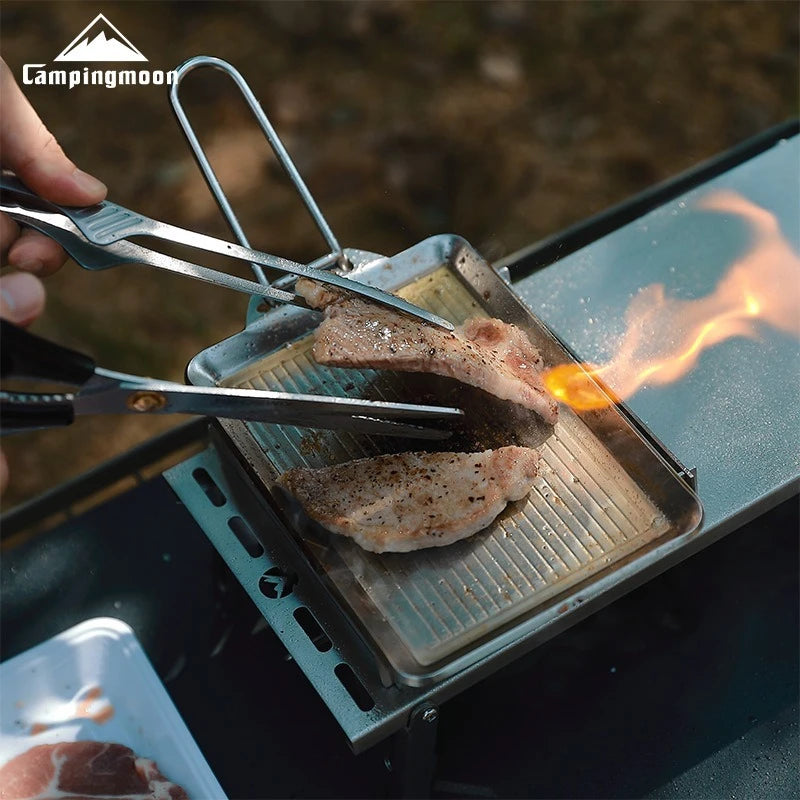 CAMPINGMOON™ SteelForge Pro Frying Pan