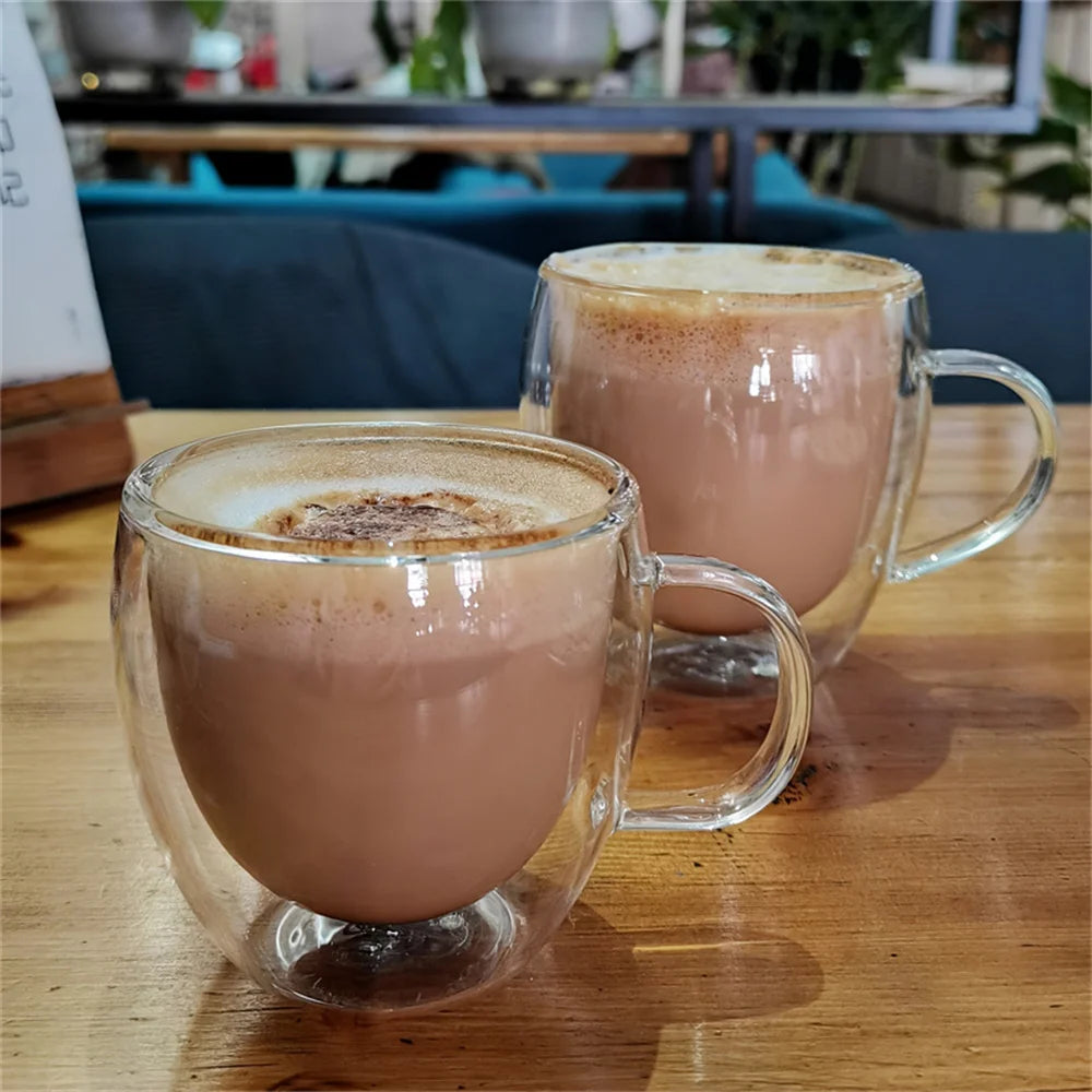 LumiTherm™ Double-Walled Borosilicate Glass Coffee Mug