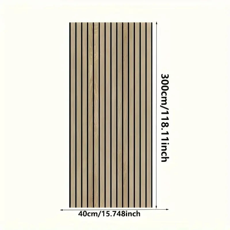 WallForm 3D Self-Adhesive Wall Panel – Modern Grille Design (40cm)