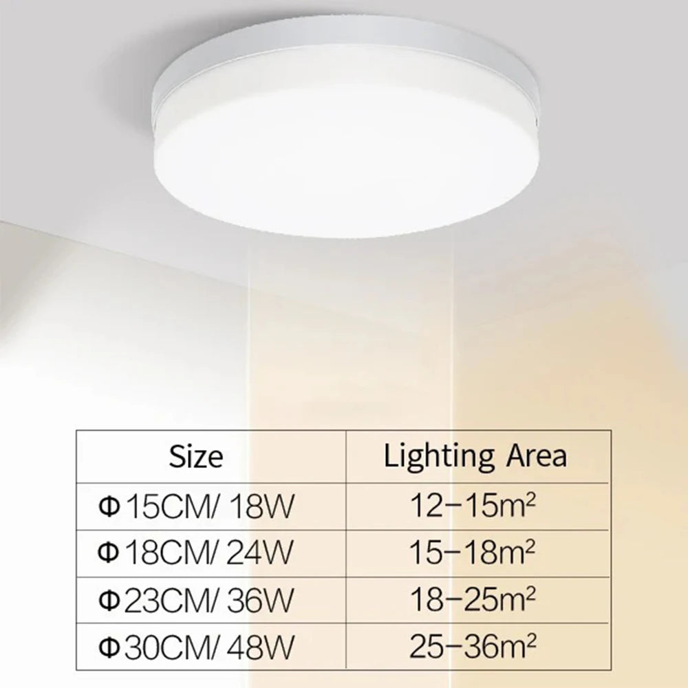 Modern LED Ceiling Light | Slim Flush Mount | Free UK Delivery