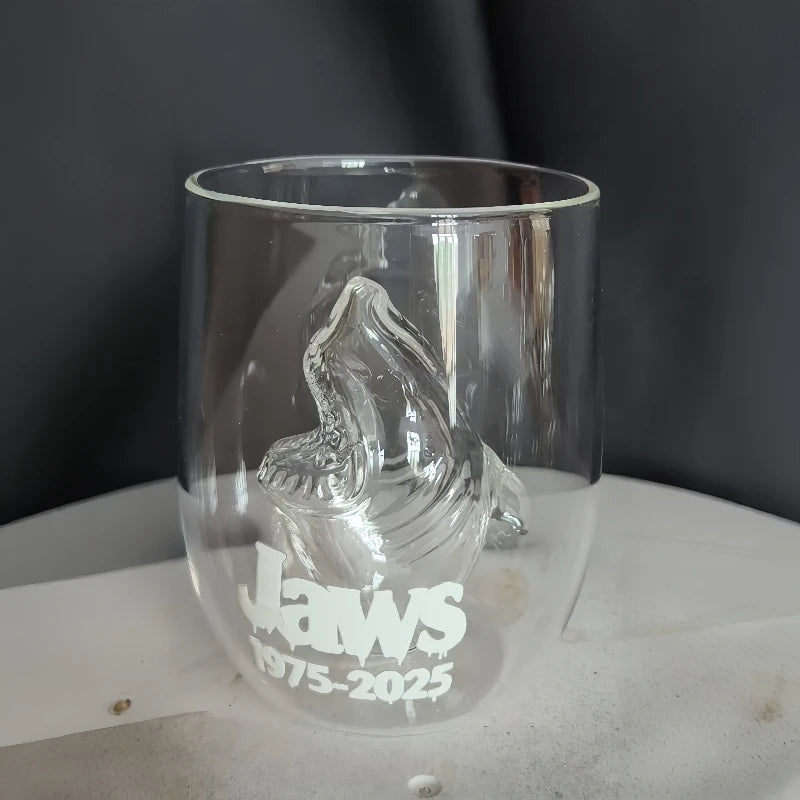 AquaPredator™ 3D Shark Stemless Glass