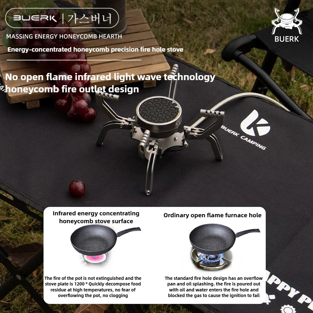 BUERK™ Ultralight InfraFlame Camping Stove