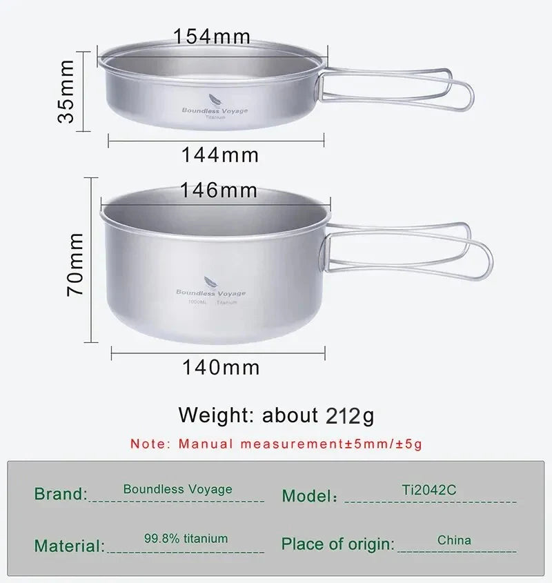 Boundless Voyage™ Titanium UltraLight Cookset