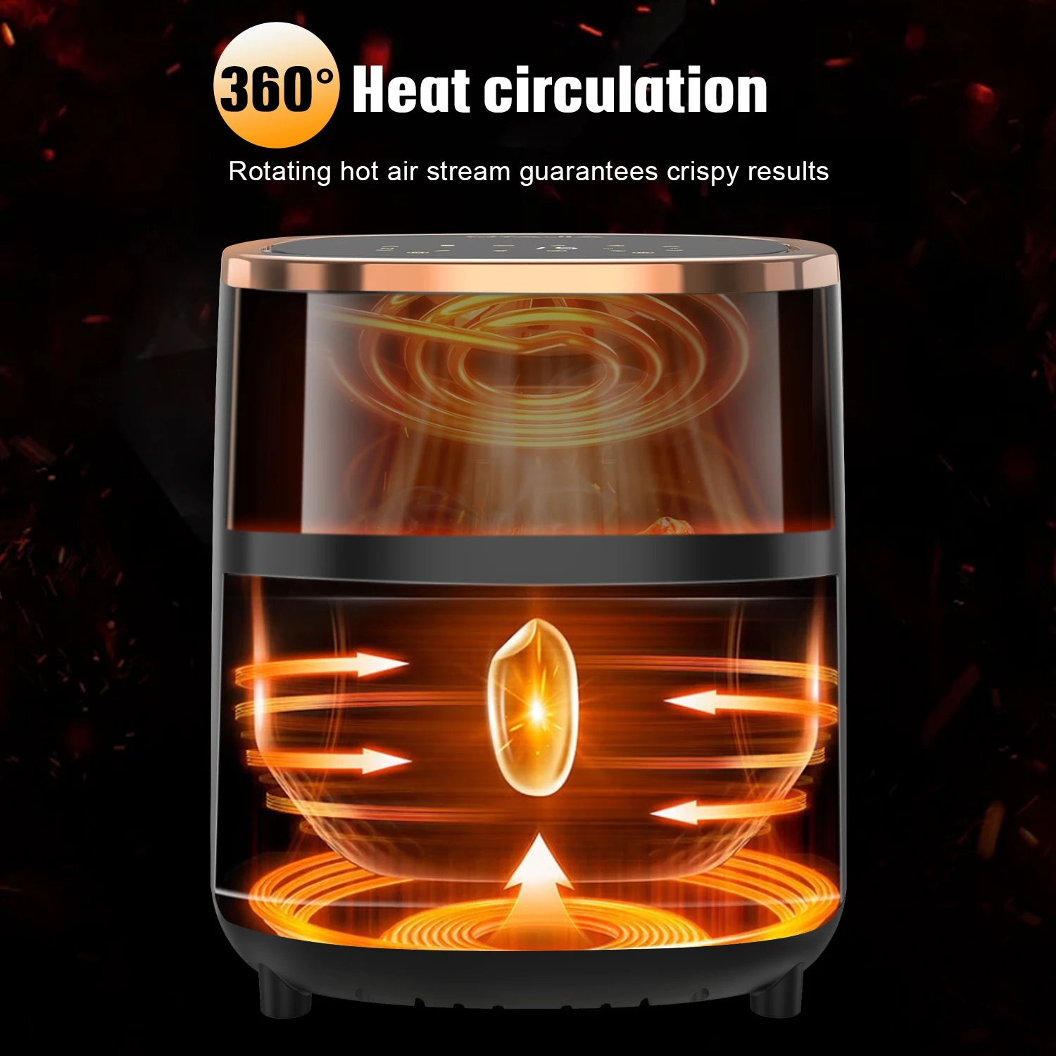 OYAJIA AirPro™ 6L Smart Touch Air Fryer