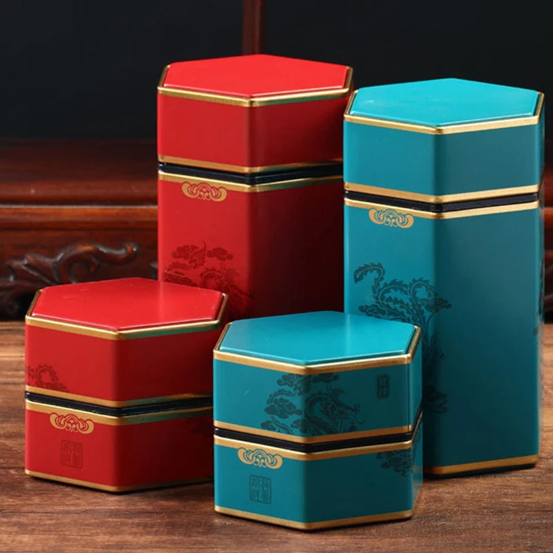 HexaVault™ Premium Tea Storage Tin