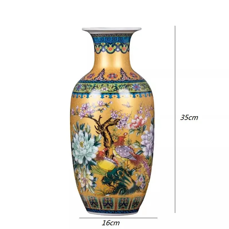 New Classical Ceramic Tabletop Vase – Post-Modern Decorative Statement