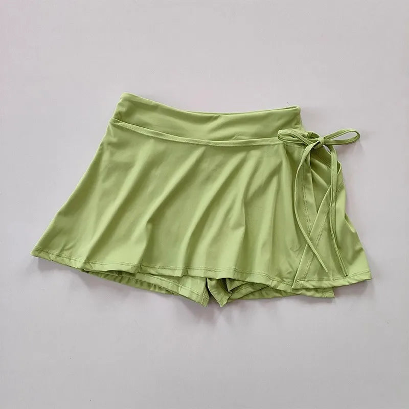 AeroFlex™ Performance Sports Skirt with Built-In Shorts