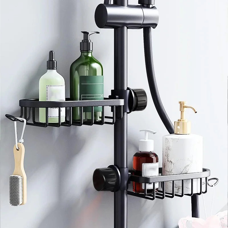 AquaFlex™ Adjustable Bathroom Storage Rack