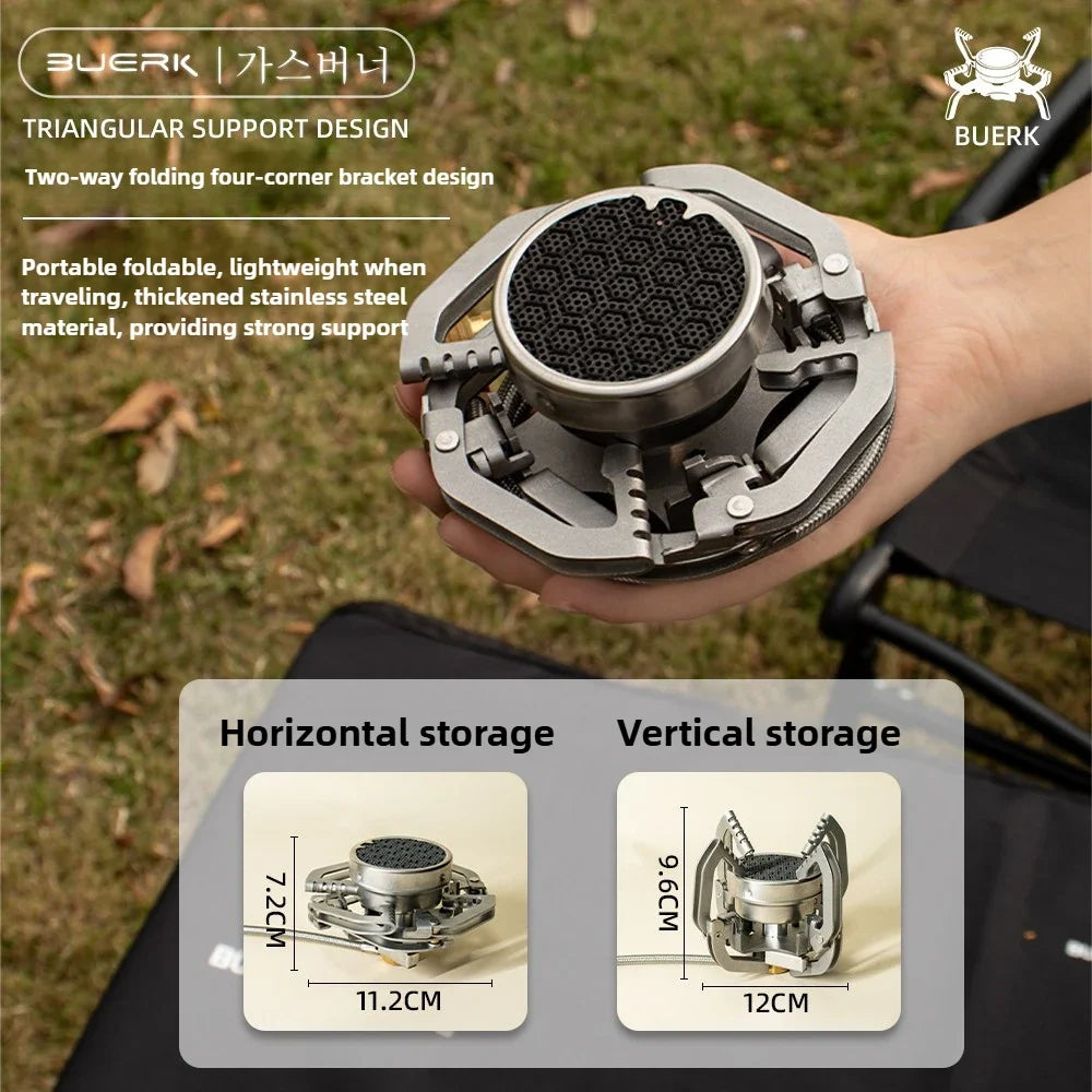 BUERK™ Ultralight InfraFlame Camping Stove